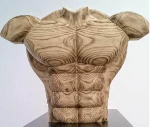 展示作品　上半身
