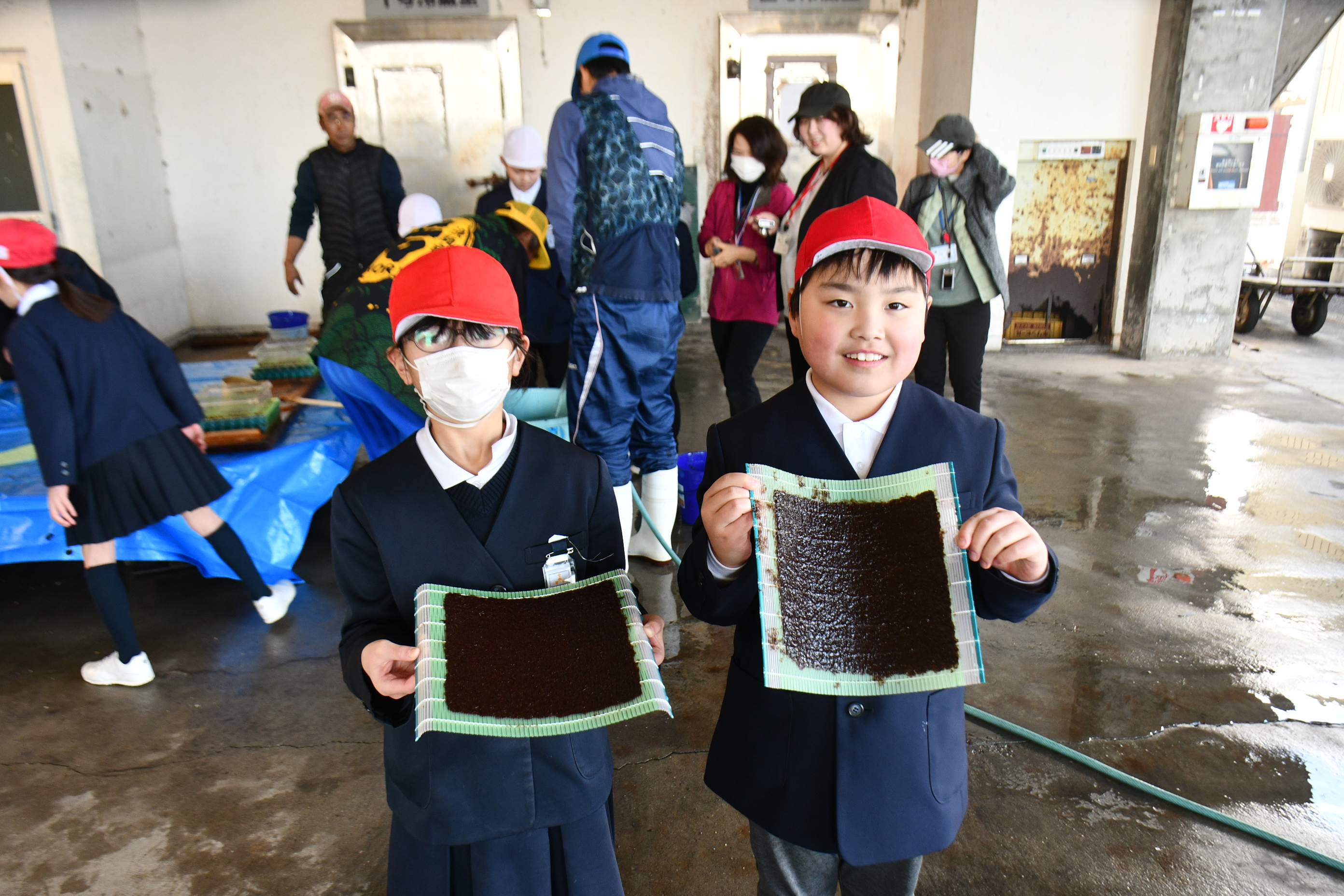 胸上漁業協同組合 ノリ養殖