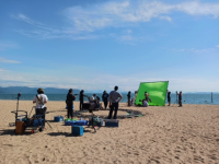 渋川海岸ロケ
