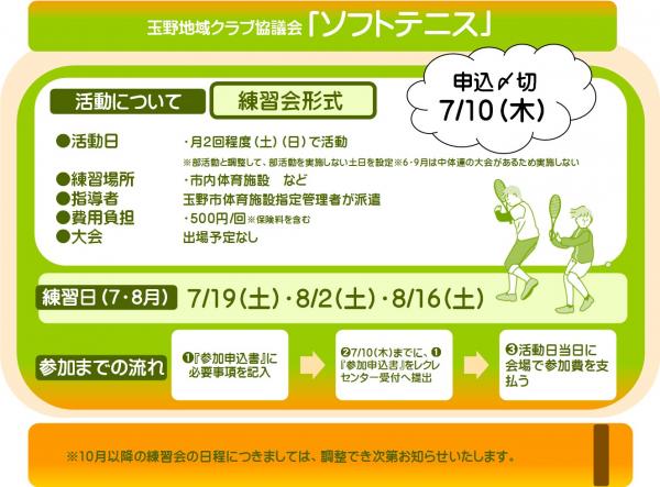 ソフトテニス(パンフレット)