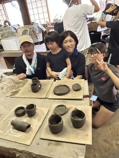 備前焼作成後の写真