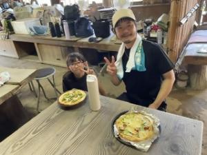 備前焼体験＆ピザ作り写真
