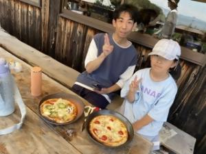備前焼体験&ピザ作り写真
