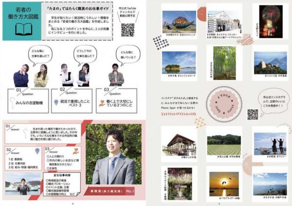 若者版広報たまの 6,3ページ