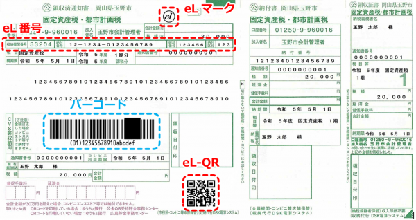 納付書見本(固定資産税)